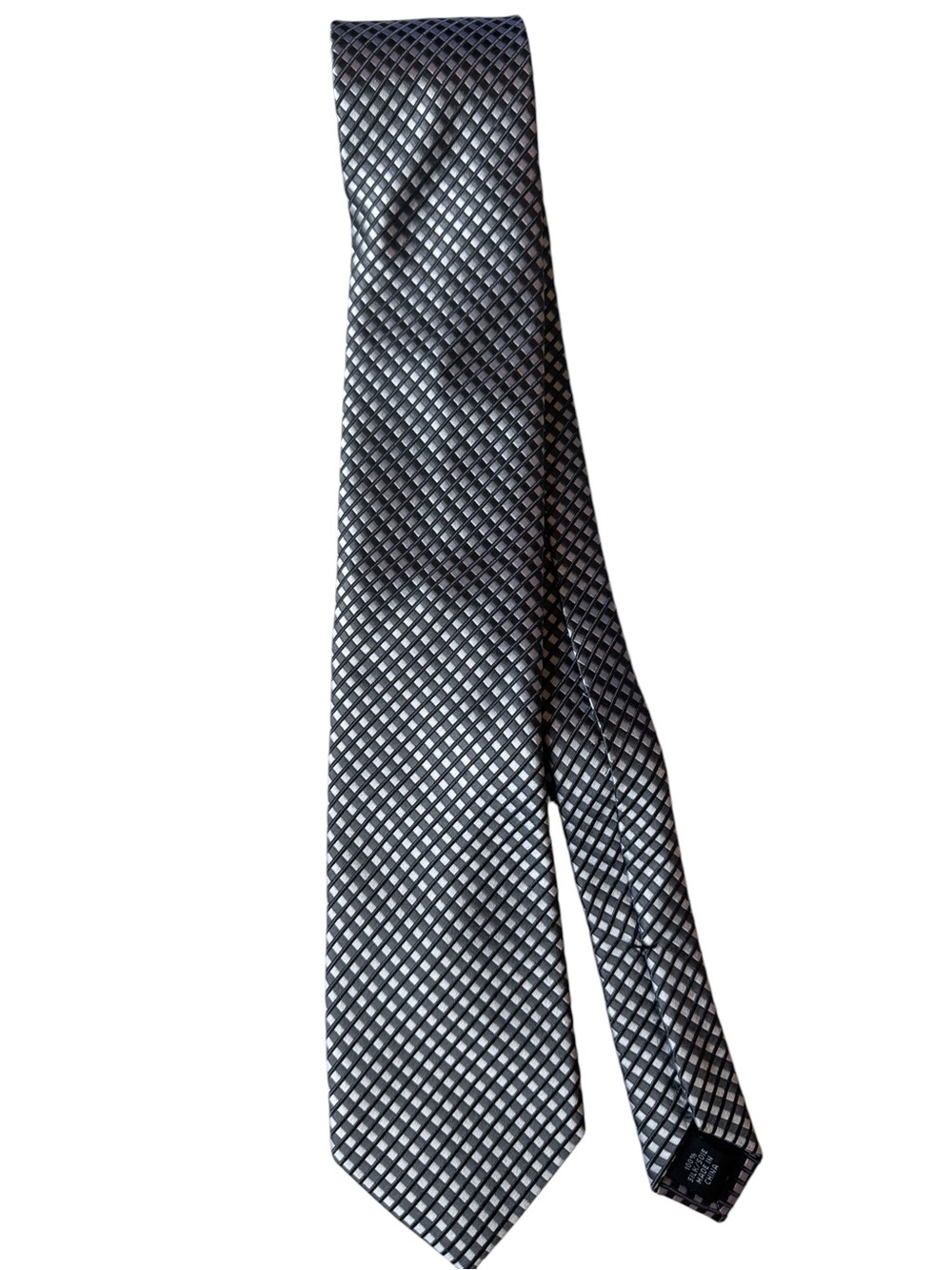 Michael Kors Geometric Checkered Men’s Tie